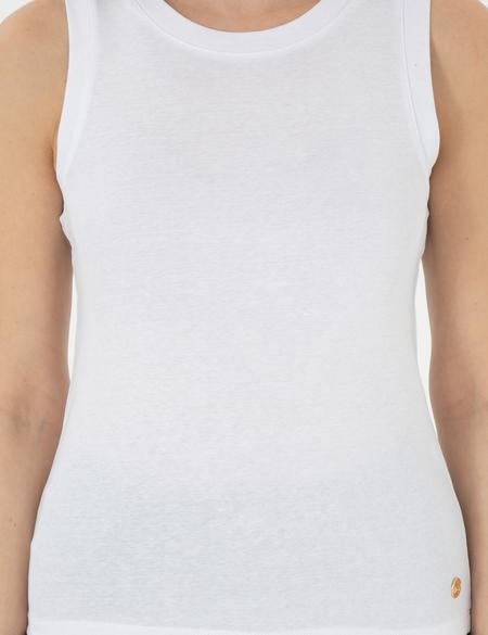 Beyaz Ex. Slim Fit Tişört - 50308064030