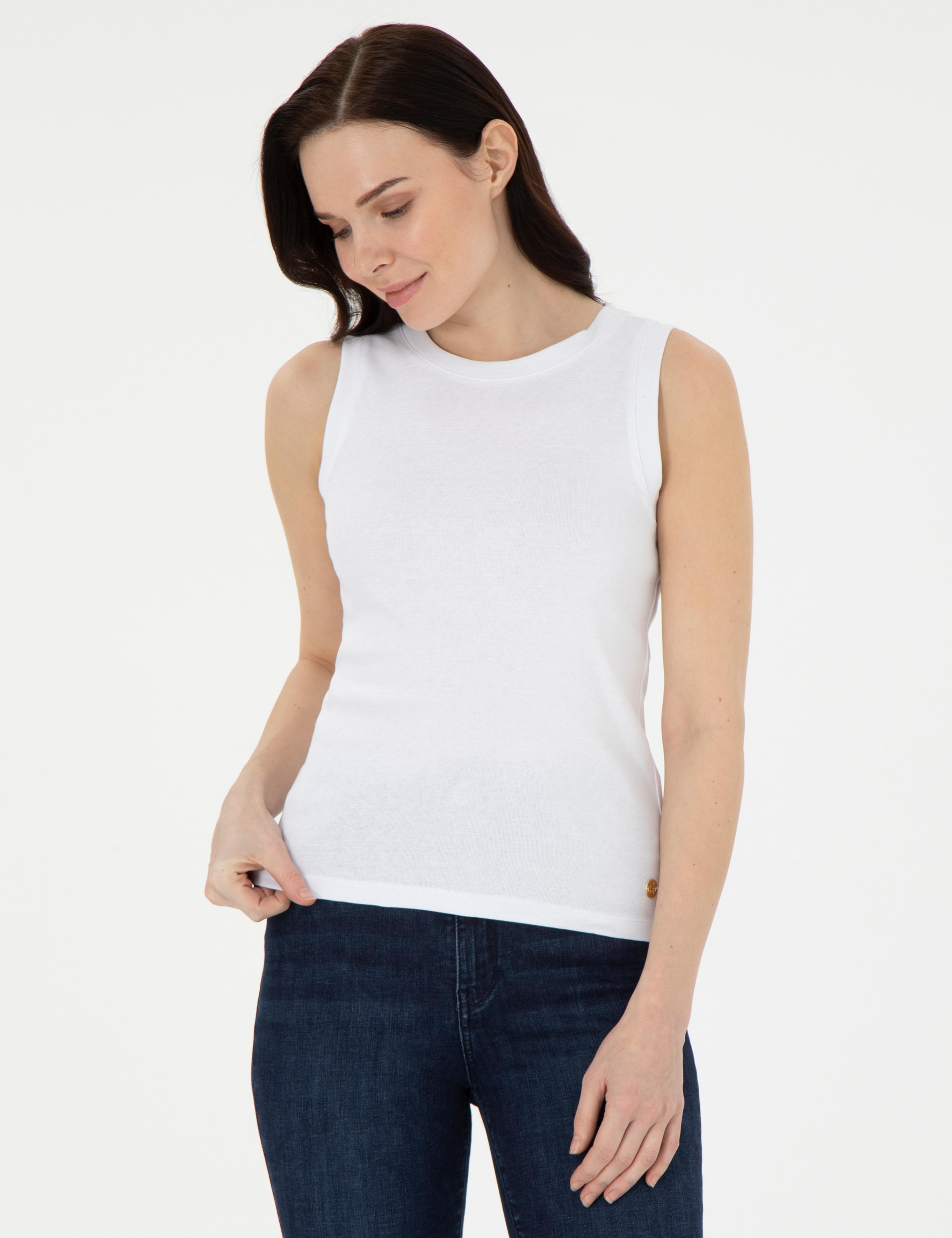 Beyaz Ex. Slim Fit Tişört