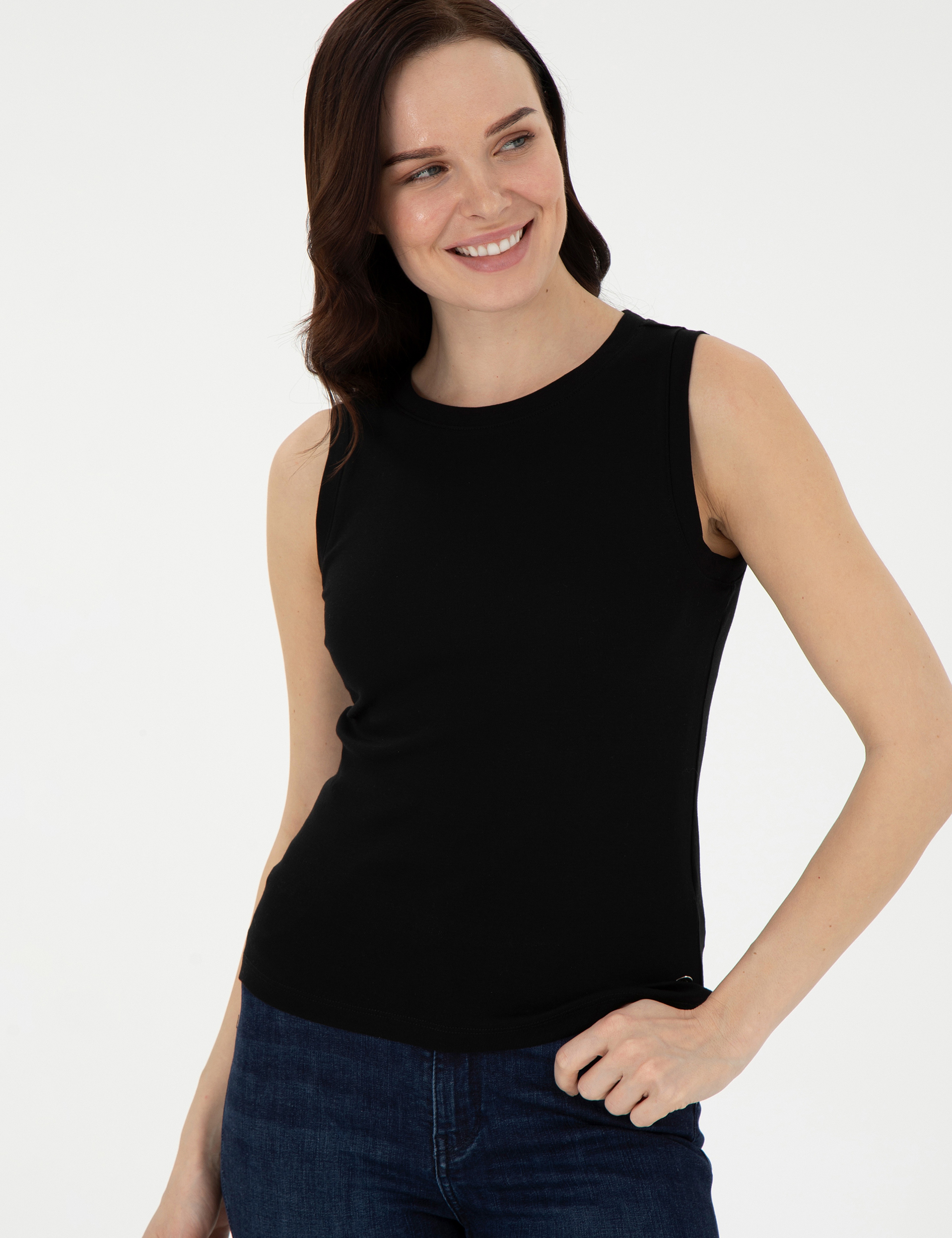 Siyah Ex. Slim Fit Tişört - Image 3