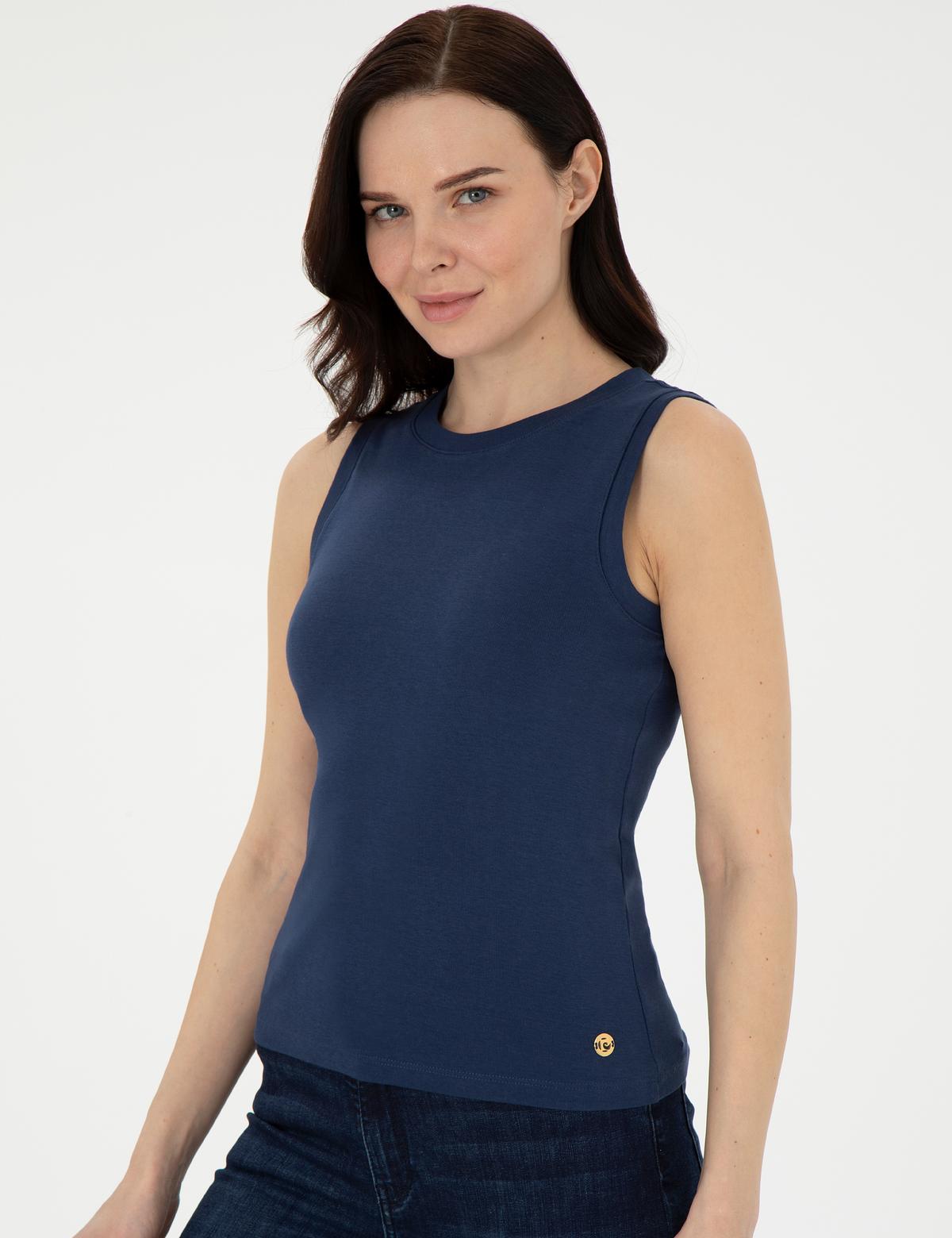 Lacivert Ex. Slim Fit Tişört - 50308064046