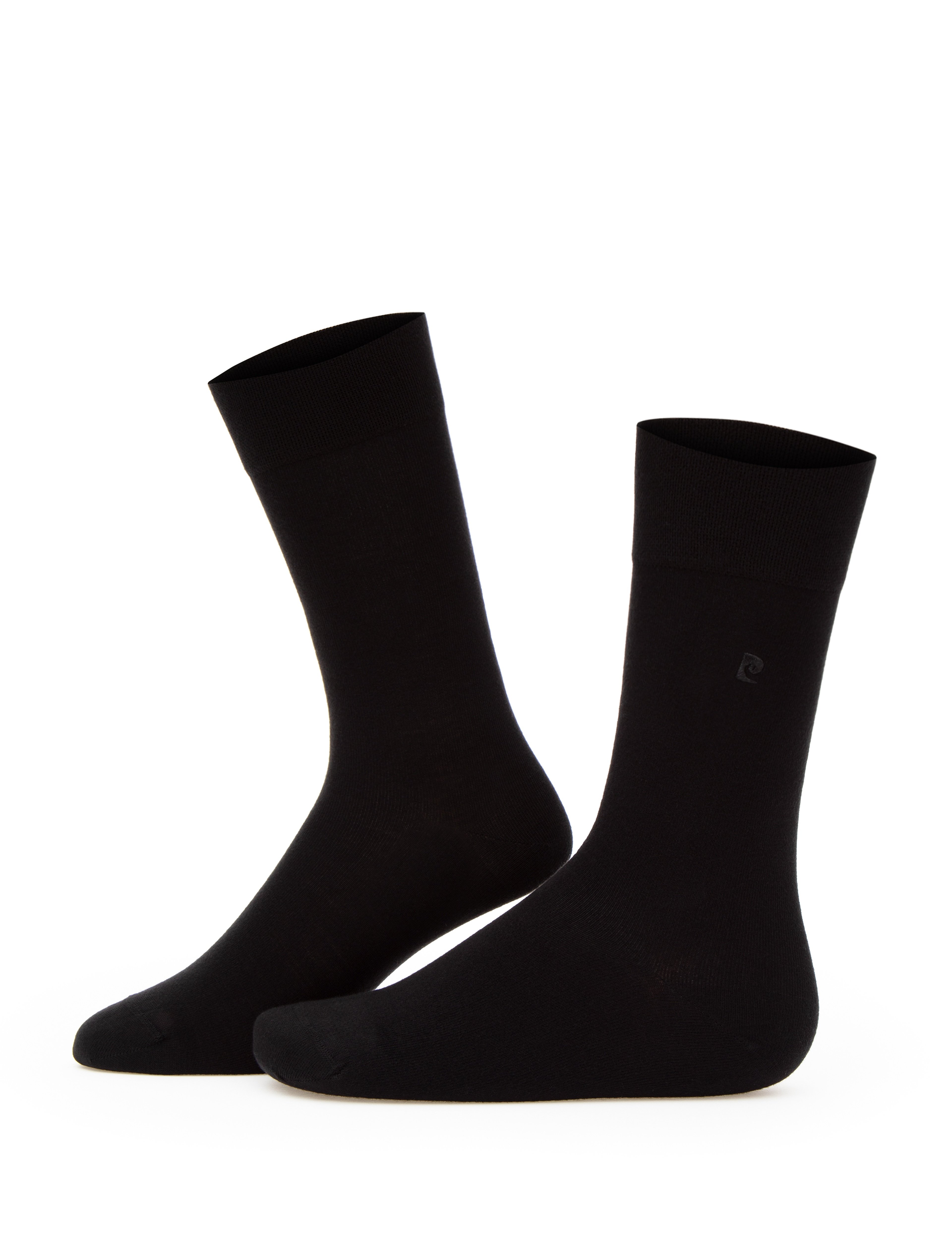 Erkek Bambu Karışımlı Siyah Soket Basic Çorap - Image 1