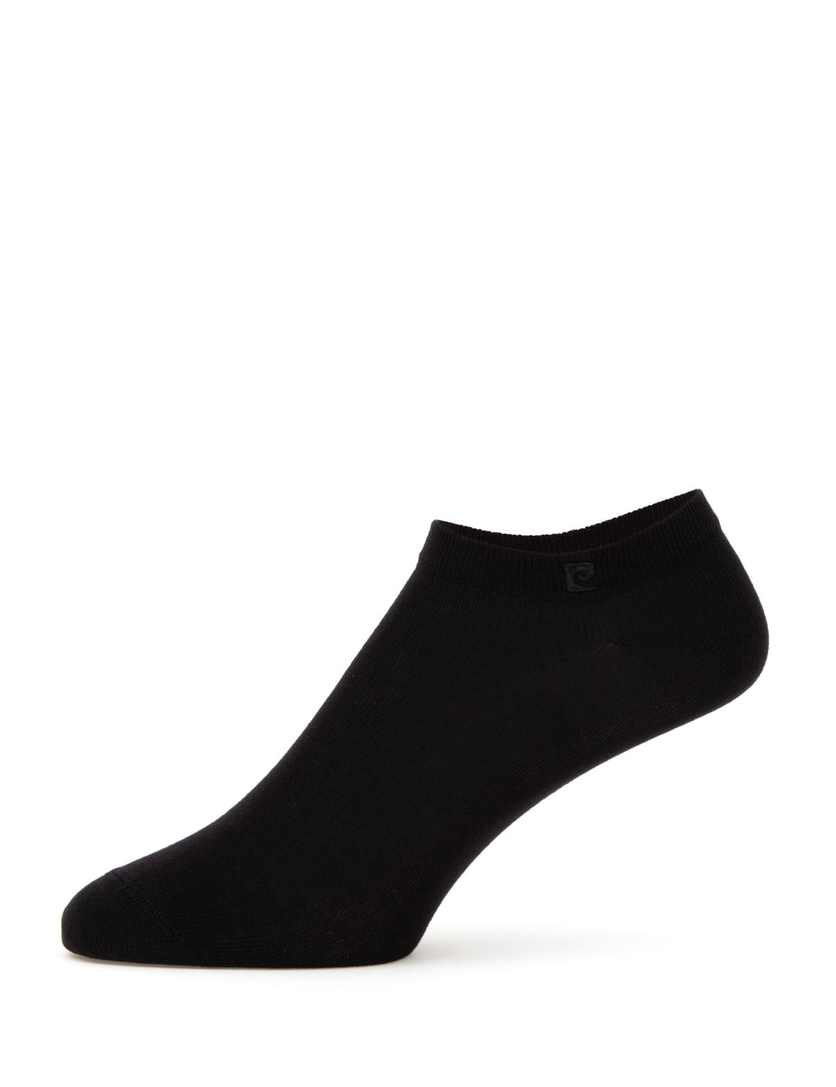 Kadın Siyah 2'li Bambu Patik Çorap