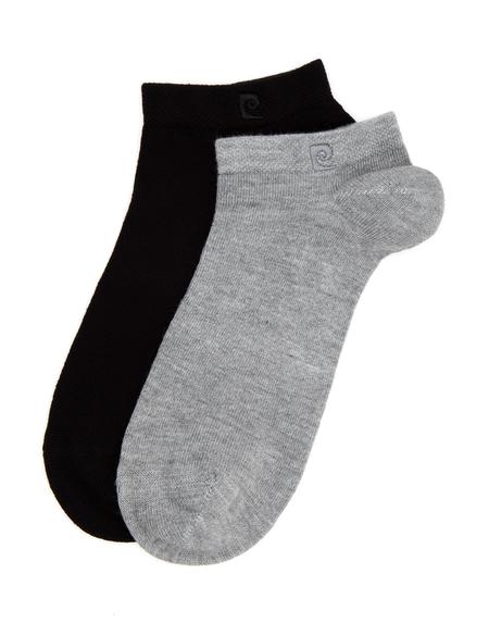 Kadın Siyah 2'li Bambu Patik Çorap - 50301596005