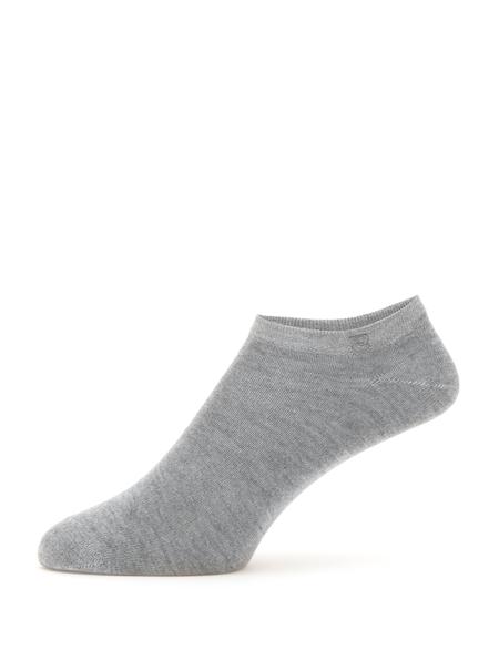 Kadın Siyah 2'li Bambu Patik Çorap - 50301596005