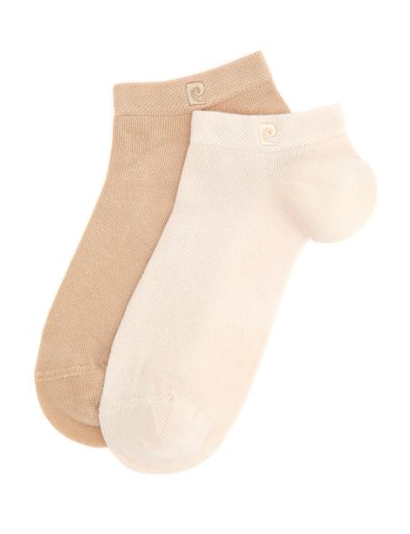 Kadın Bej 2'li Bambu Patik Çorap - 50301596001