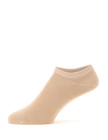 Kadın Bej 2'li Bambu Patik Çorap - 50301596001