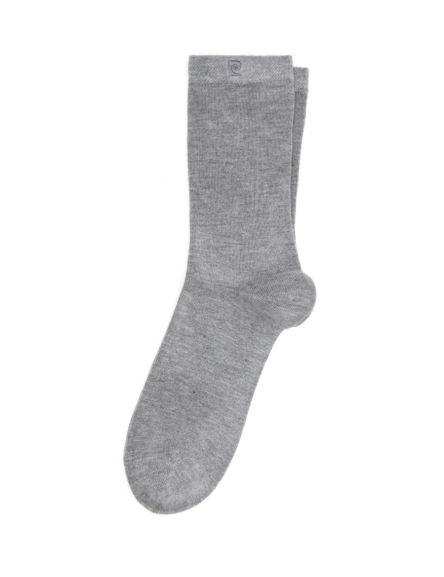 Kadın Gri Melanj Soket Çorap