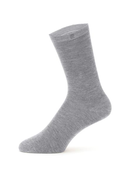 Kadın Gri Melanj Soket Çorap - 50301597006