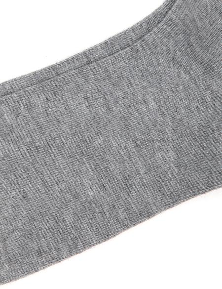 Kadın Gri Melanj Soket Çorap - 50301597006