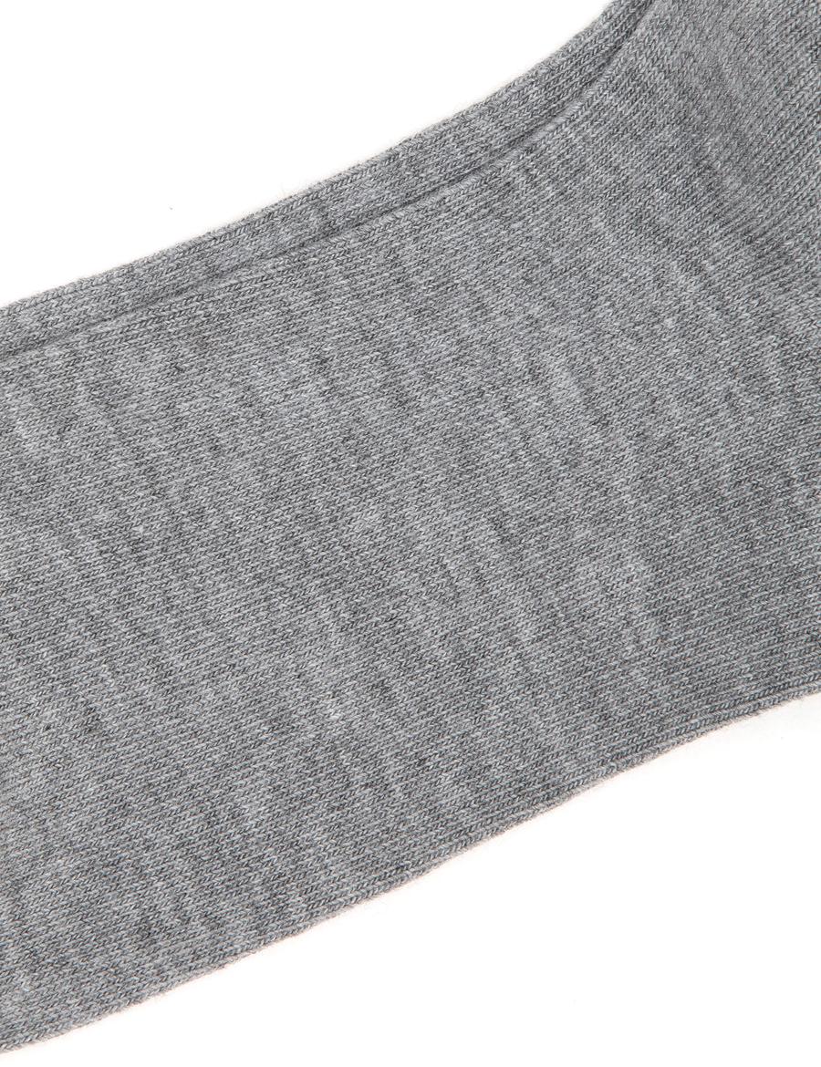 Kadın Gri Melanj Soket Çorap