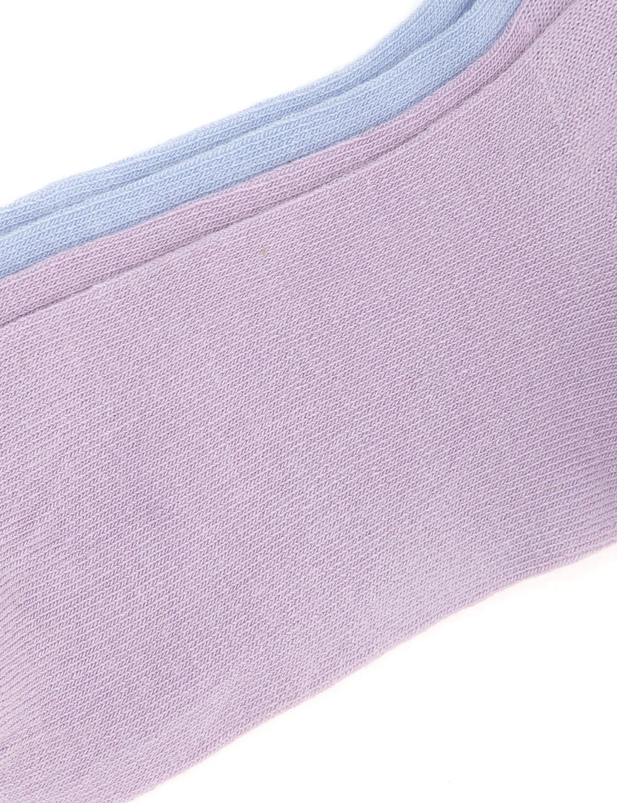 Kadın Lila 2'li Bambu Patik Çorap - 50301596004