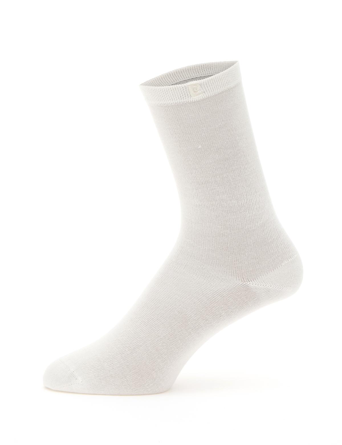 Kadın Beyaz Bambu Soket Çorap