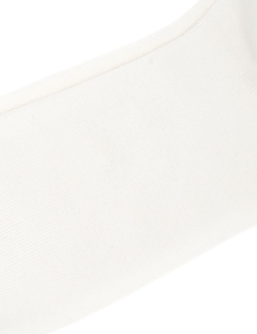 Kadın Beyaz Bambu Soket Çorap