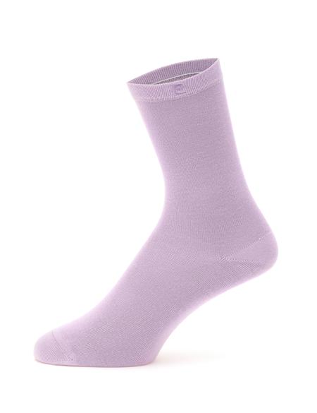Kadın Lila Bambu Soket Çorap - 50301597003