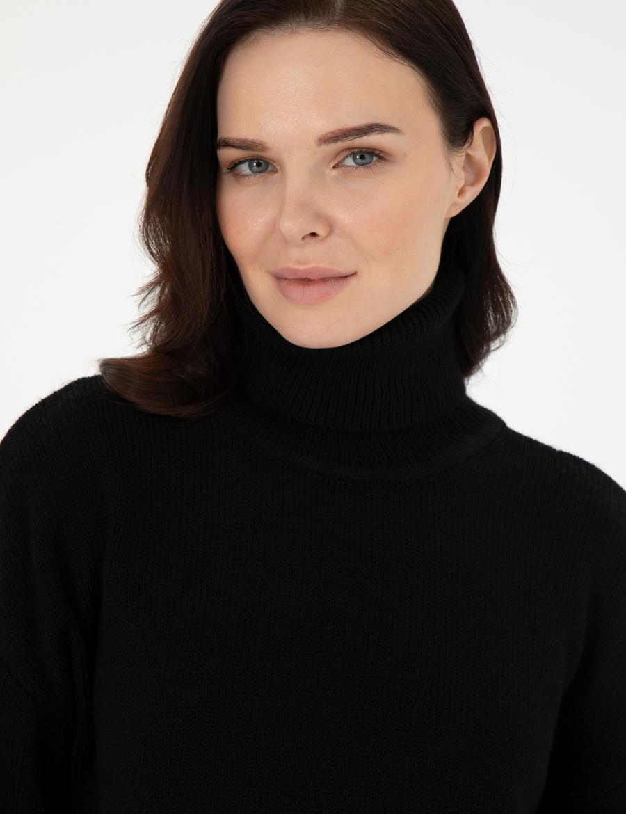 Siyah Oversize Kazak