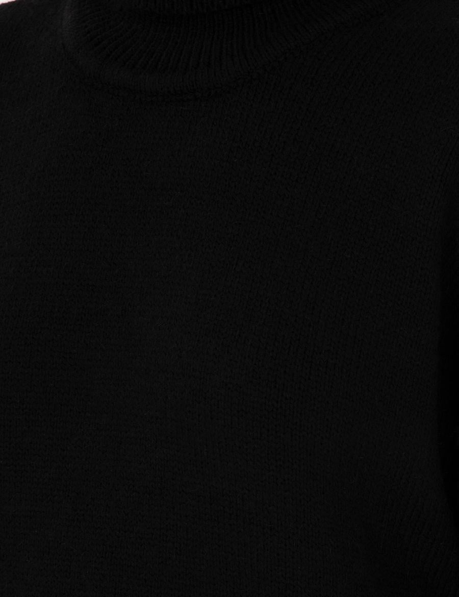 Siyah Oversize Kazak