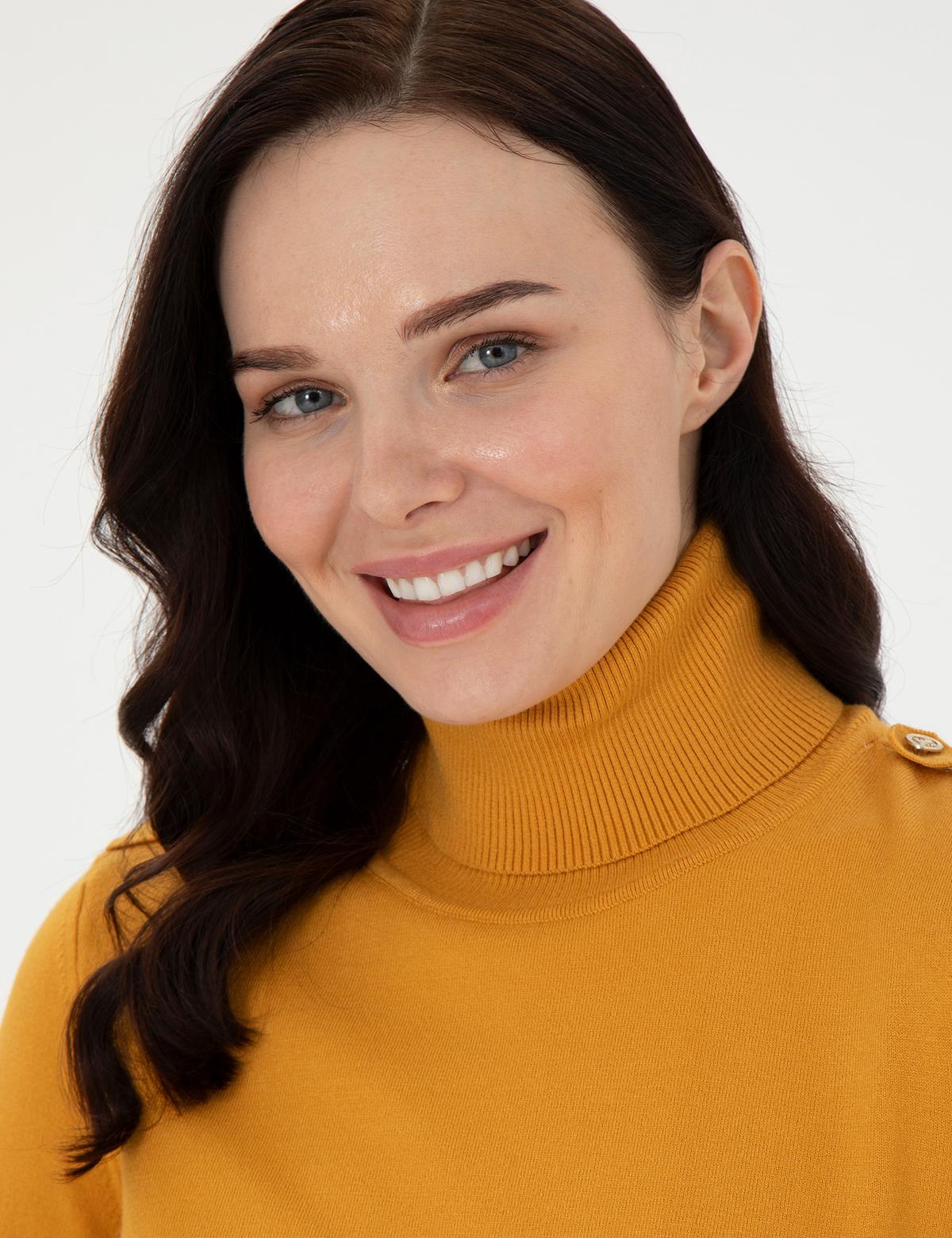 Safran Slim Fit Balıkçı Yaka Basic Kazak - 50290579001