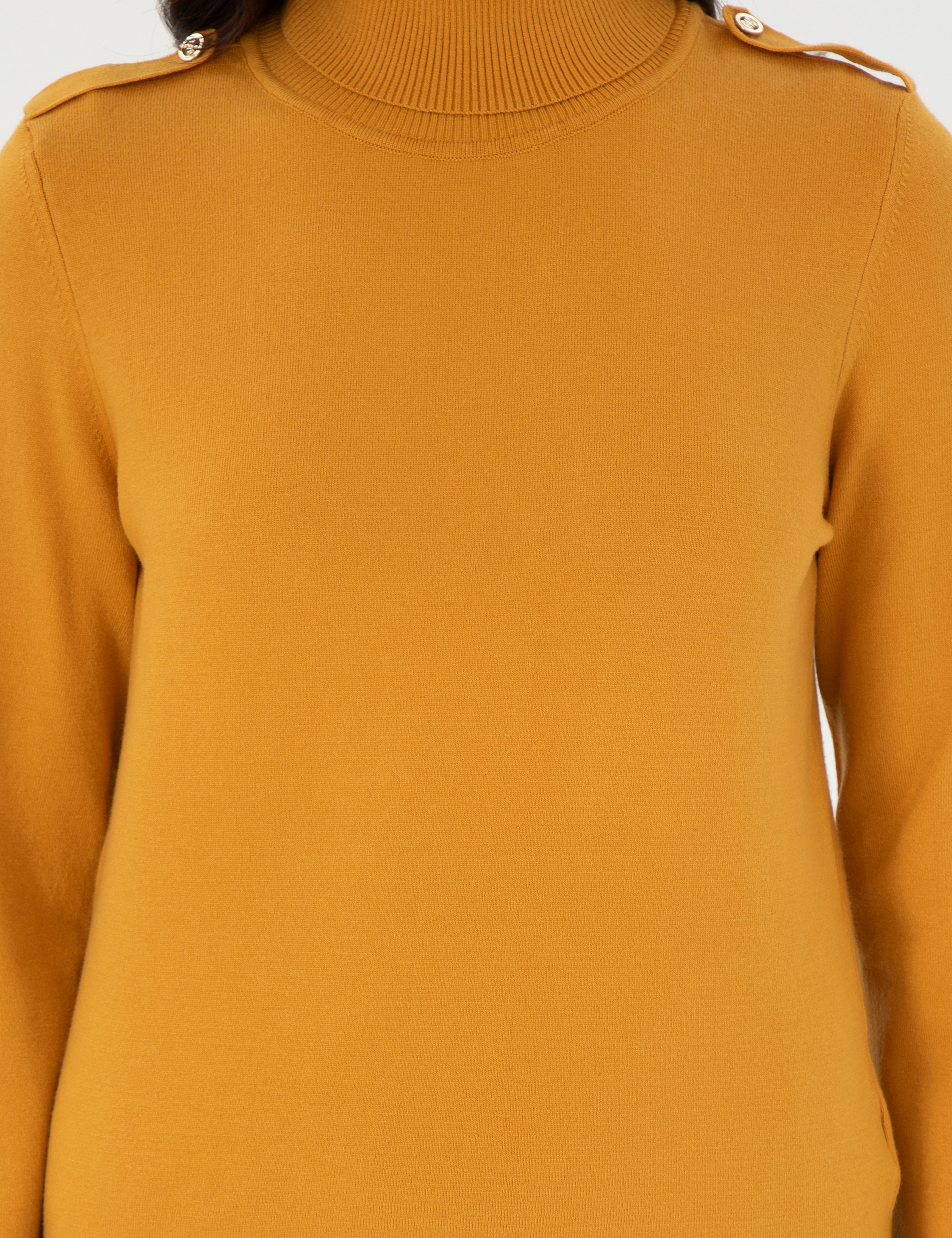 Safran Slim Fit Balıkçı Yaka Basic Kazak - Image 6