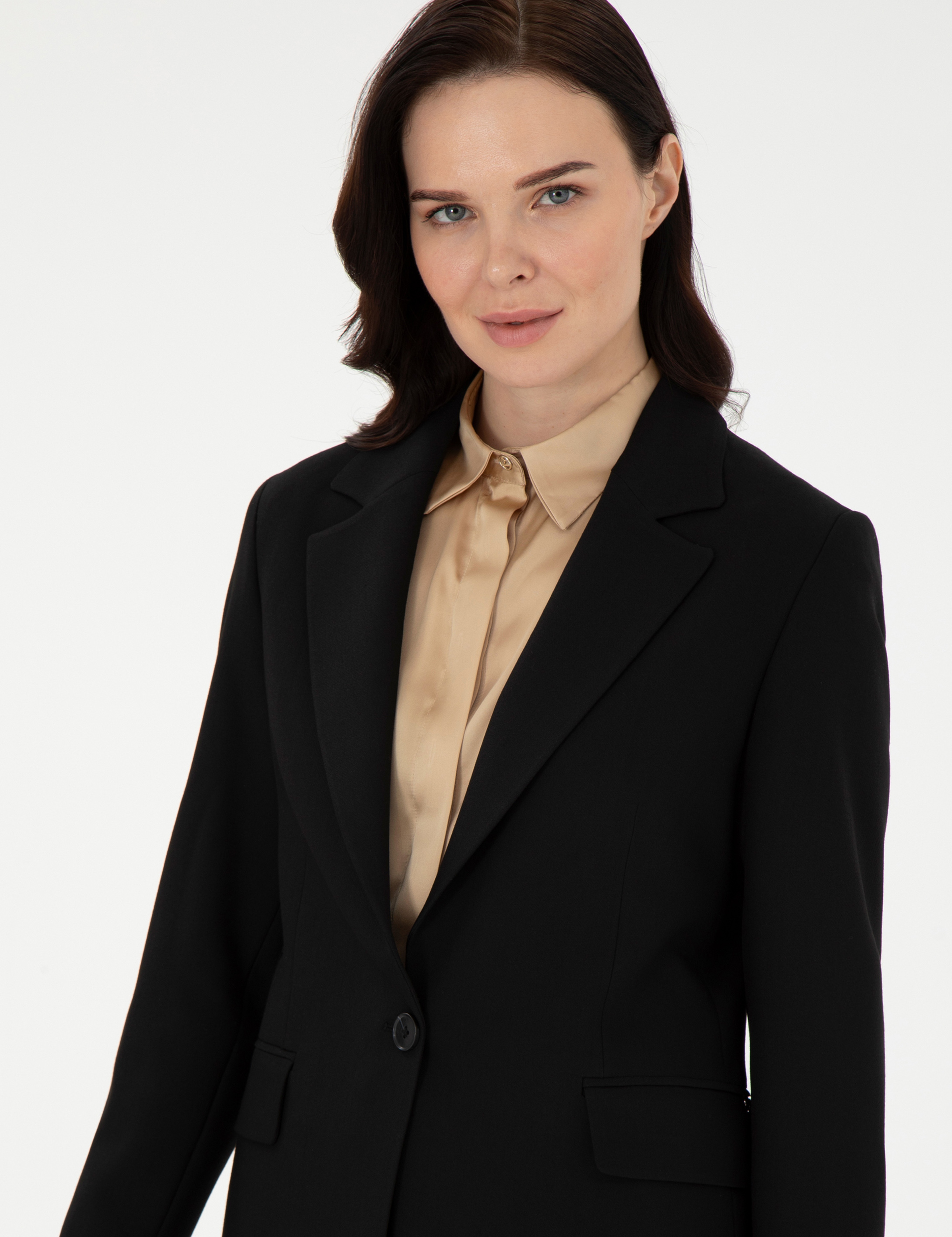 Siyah Slim Fit Ceket - Image 3