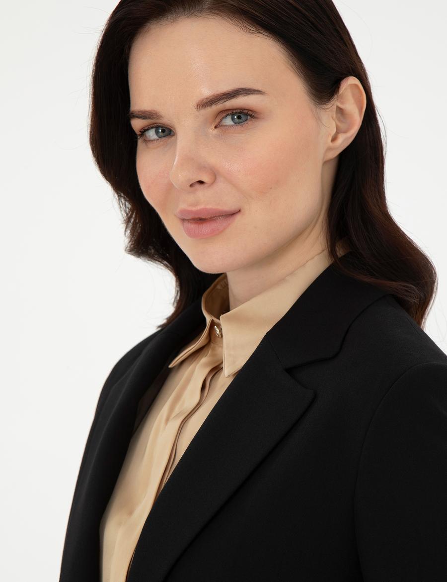 Siyah Slim Fit Ceket