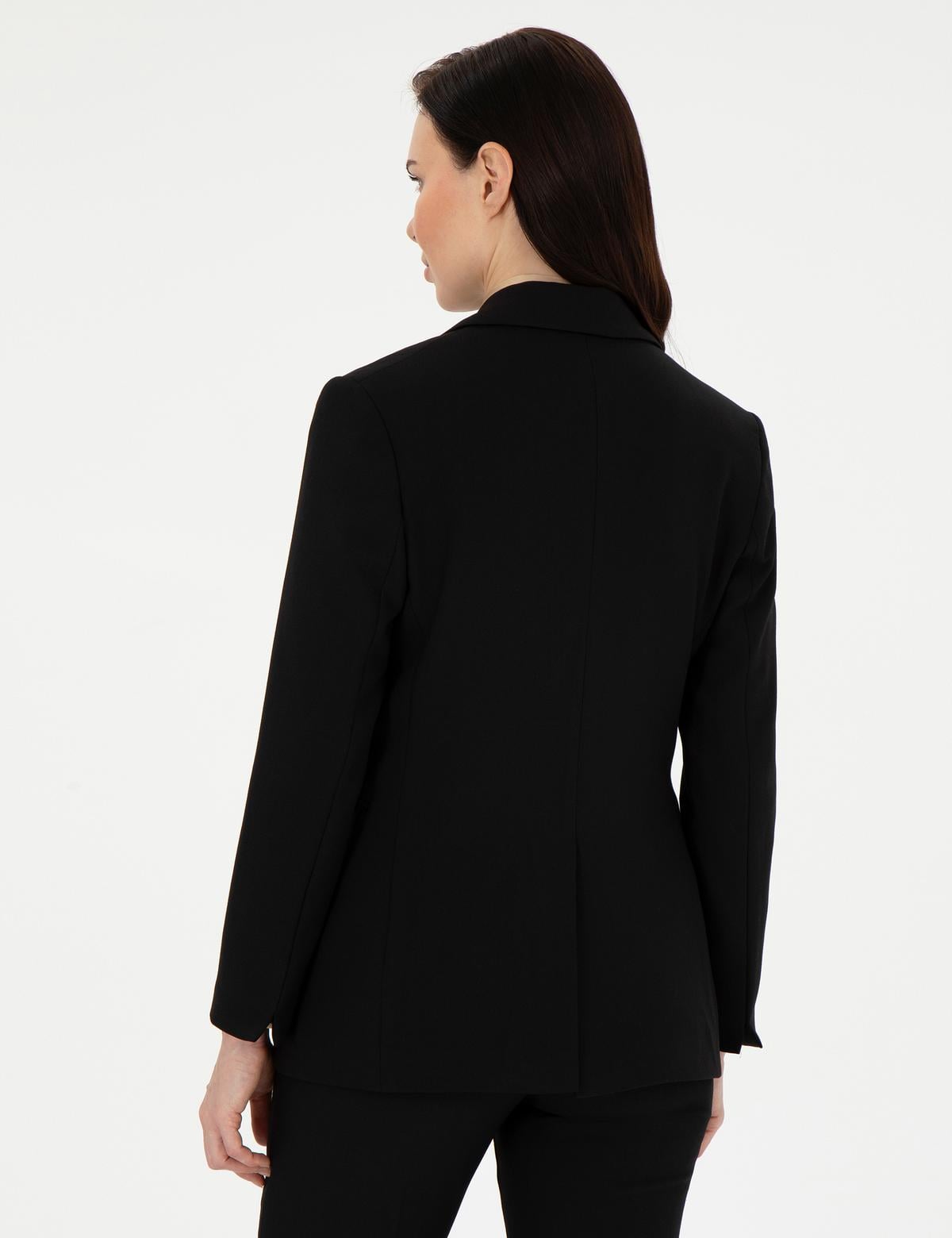 Siyah Slim Fit Ceket - 50290392028