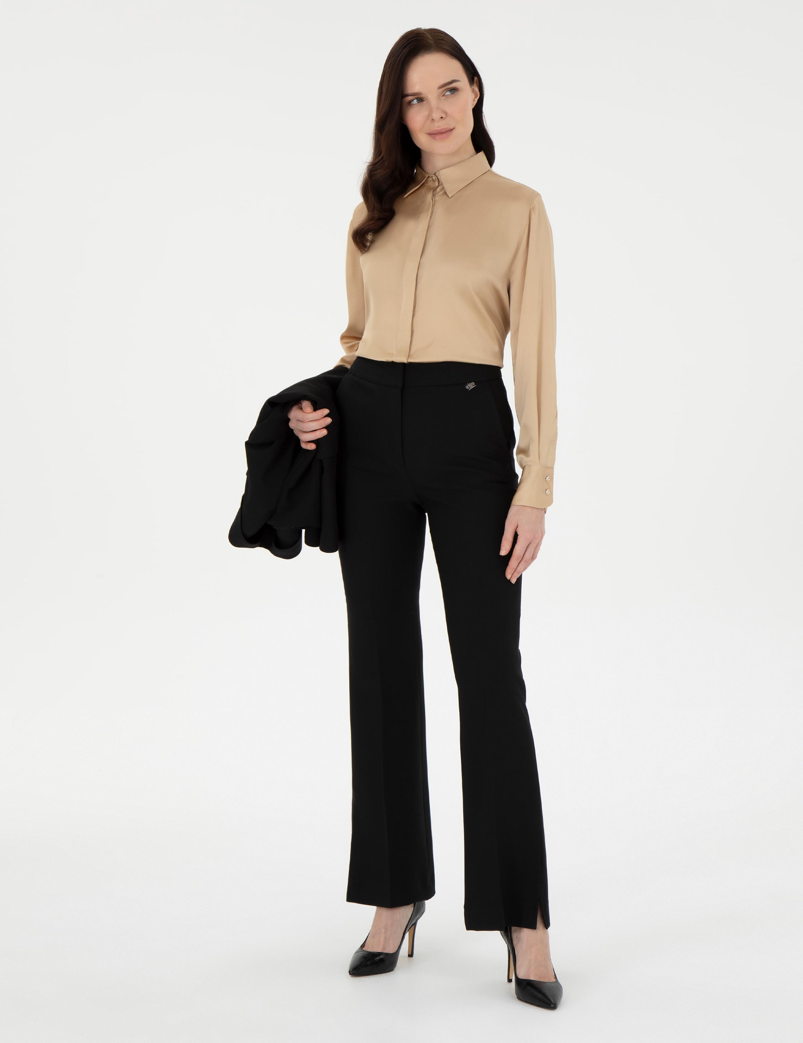 Bej Comfort Fit Uzun Kollu Gömlek