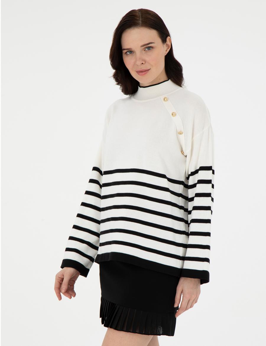 Ekru Comfort Fit Kazak