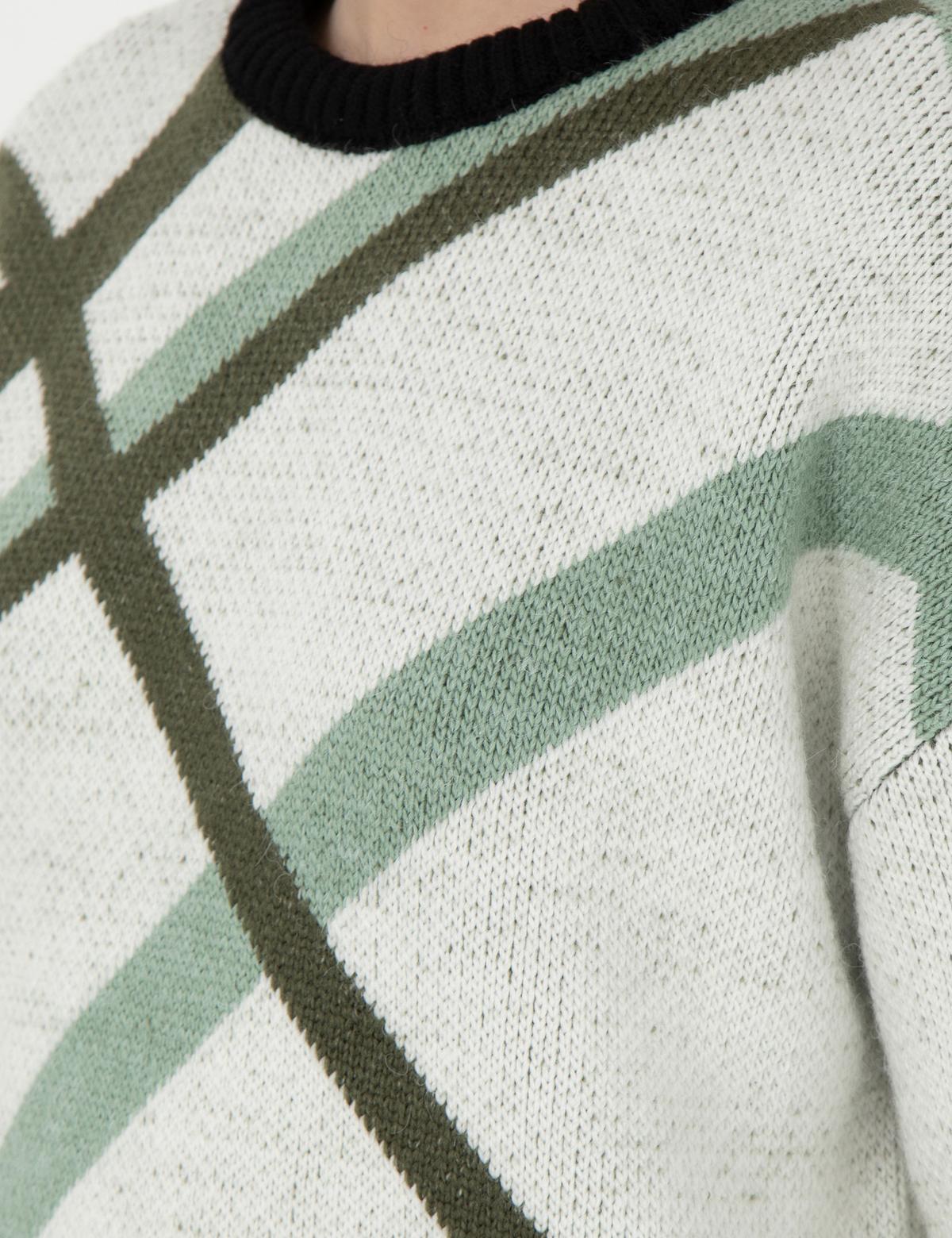 Ekru Comfort Fit Kazak - 50300134013