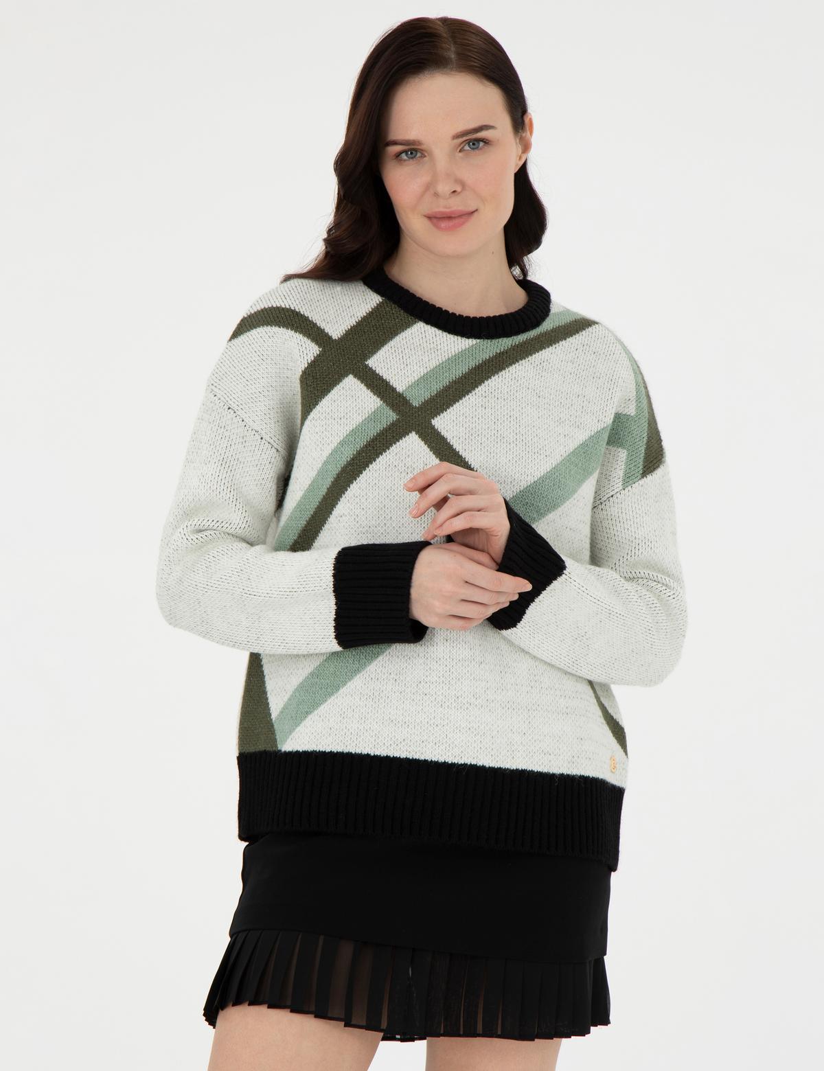 Ekru Comfort Fit Kazak