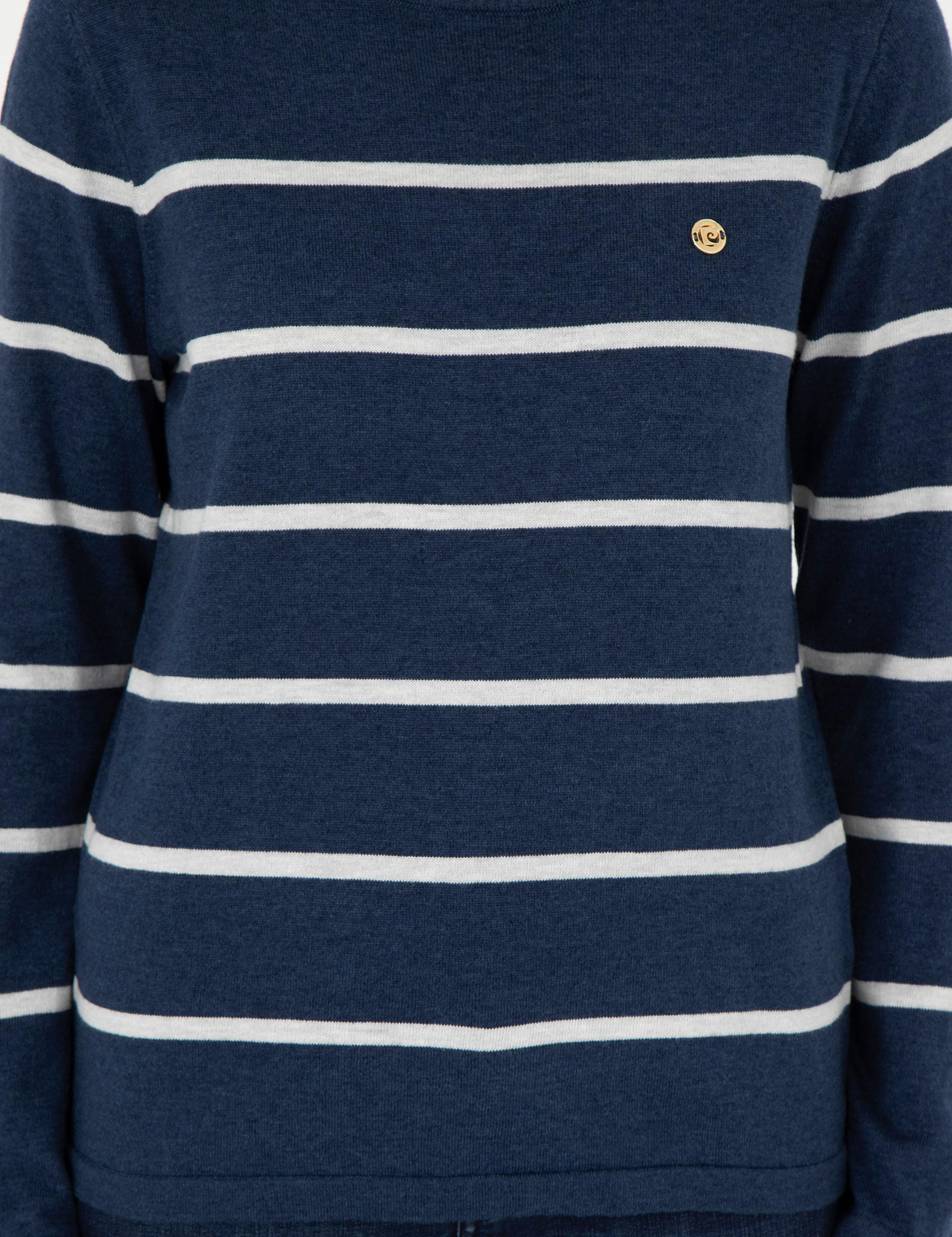 Lacivert Slim Fit Kazak