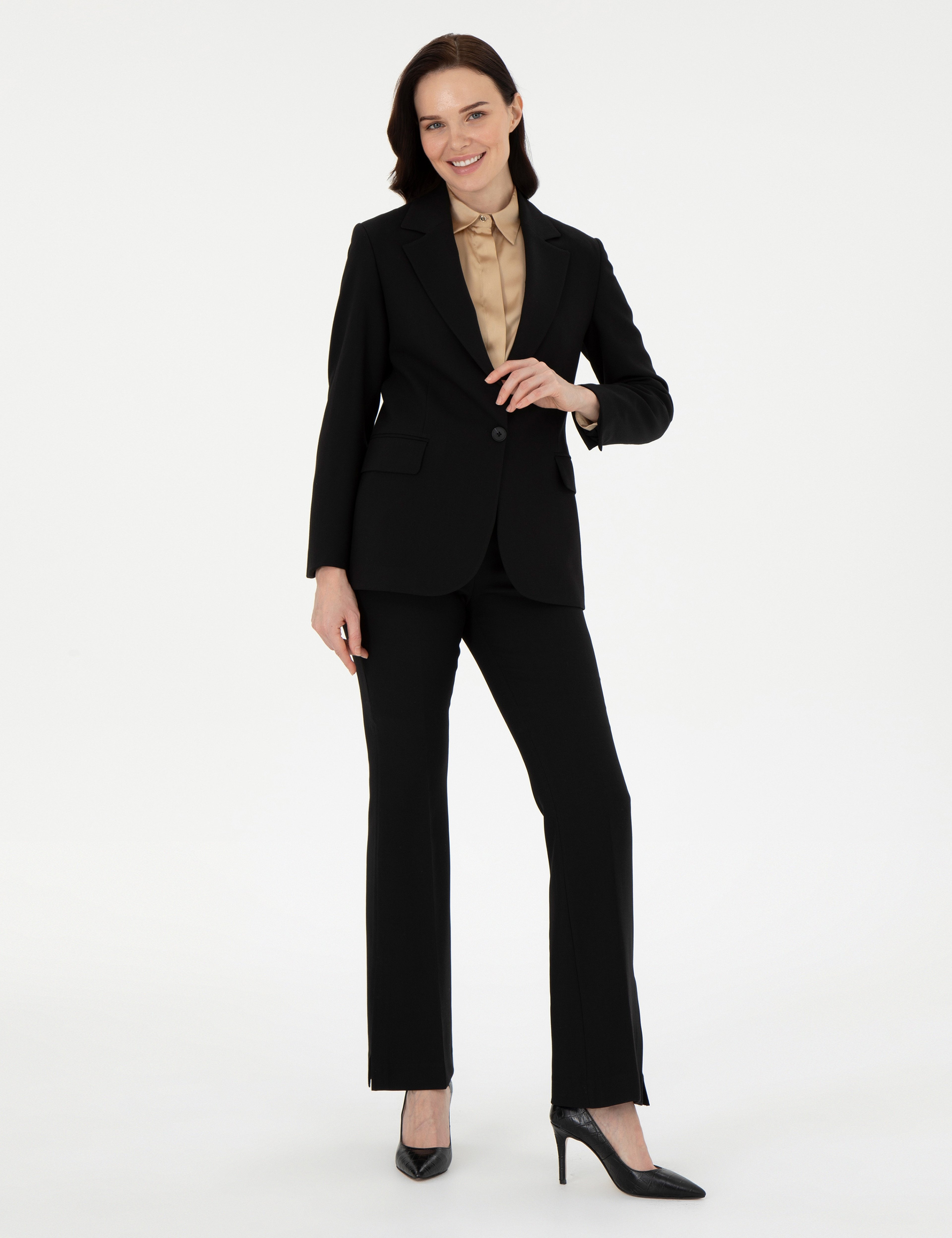 Siyah Slim Fit Ceket