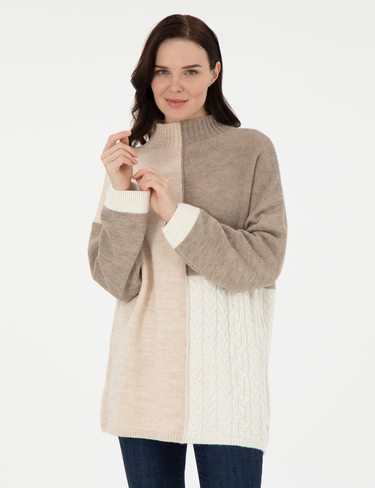 Çok Renkli Oversize Kazak