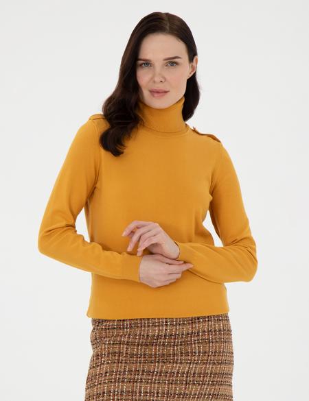 Safran Slim Fit Balıkçı Yaka Basic Kazak - 50290579001