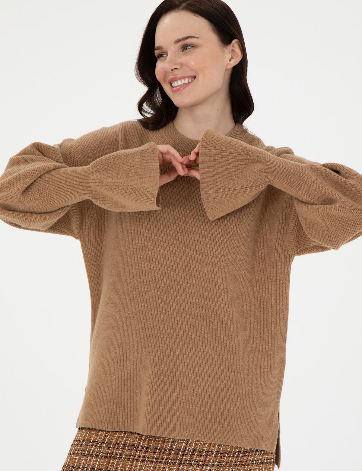 Camel Regular Fit Yün Kazak - 50296484011