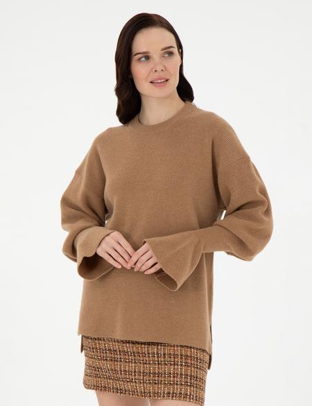 Camel Regular Fit Yün Kazak - 50296484011