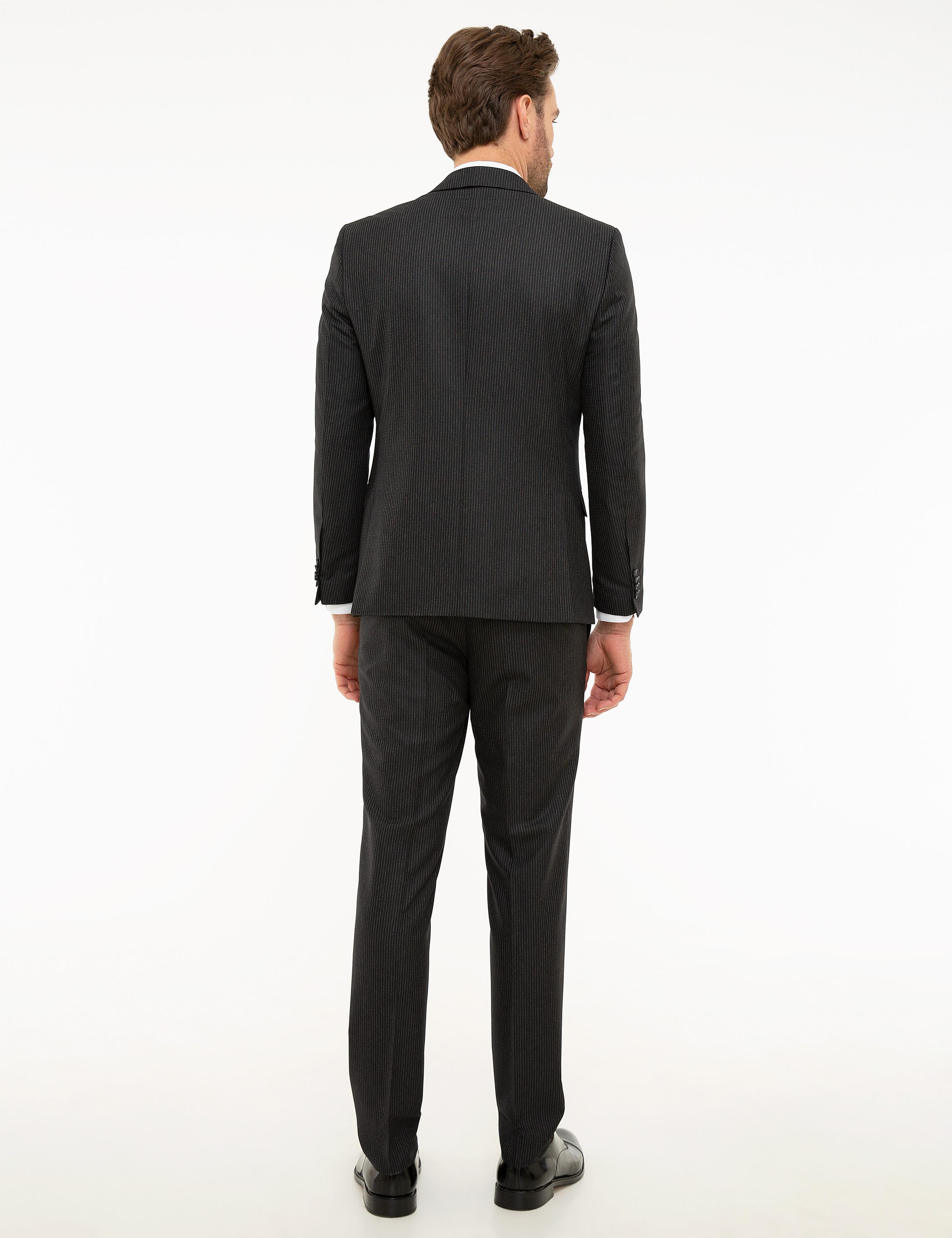 Lacivert Ekstra Slim Fit Takım Elbise