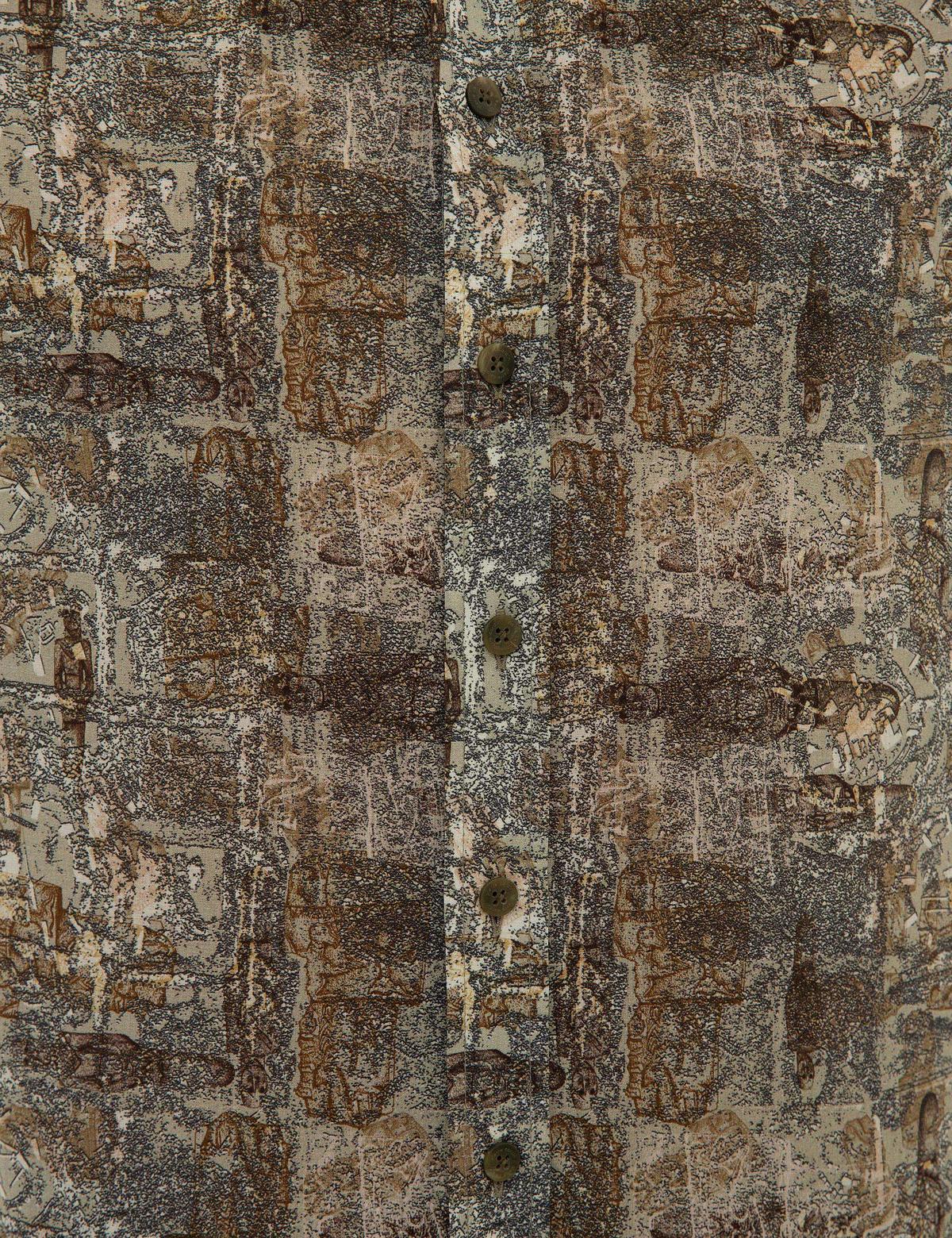 Haki Slim Fit Gömlek - 50223132021