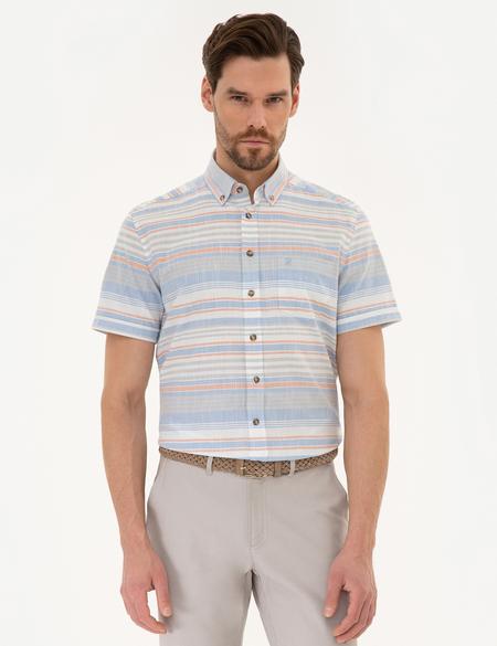 Mavi Regular Fit Kısa Kollu Gömlek - 50224372006