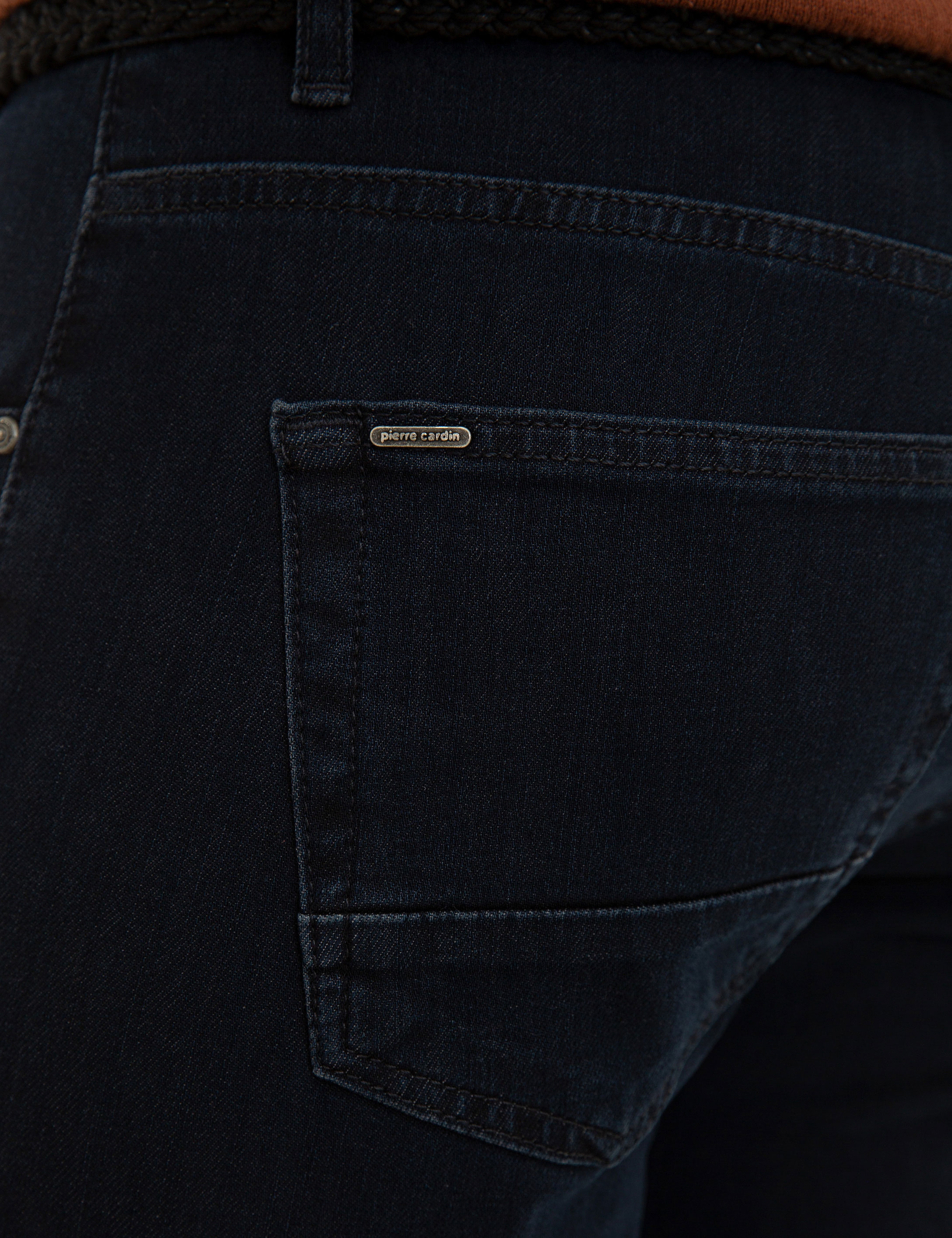 Koyu Lacivert Slim Fit Denim Pantolon