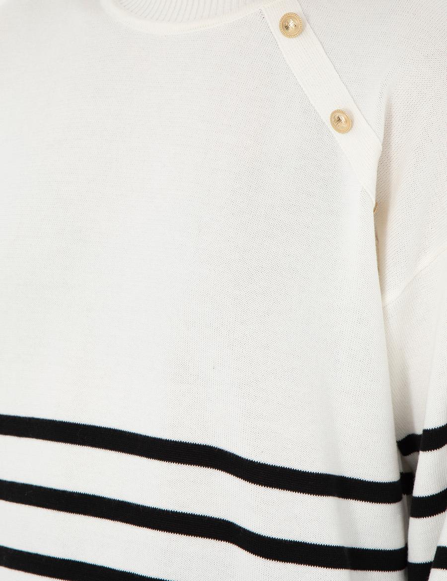 Ekru Comfort Fit Kazak