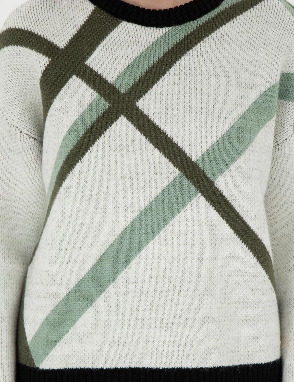 Ekru Comfort Fit Kazak - 50300134013