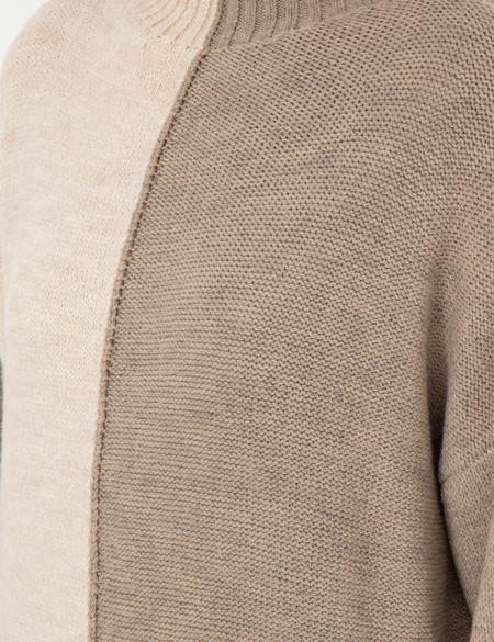 Çok Renkli Oversize Kazak - 50290567014