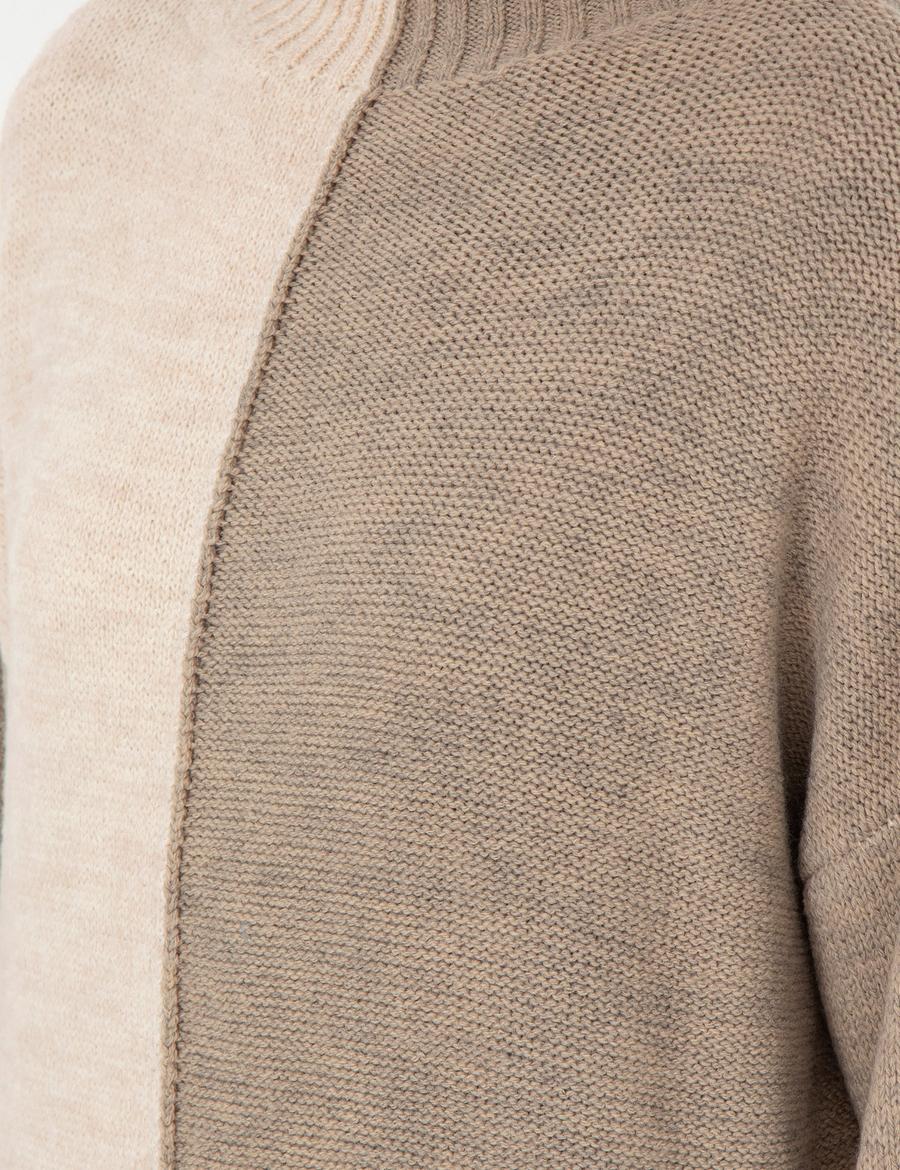 Çok Renkli Oversize Kazak