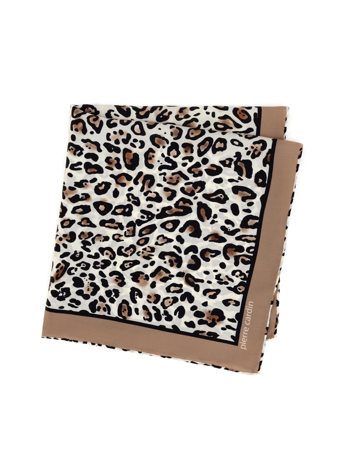 Kahverengi İpek Fular - 50312451001