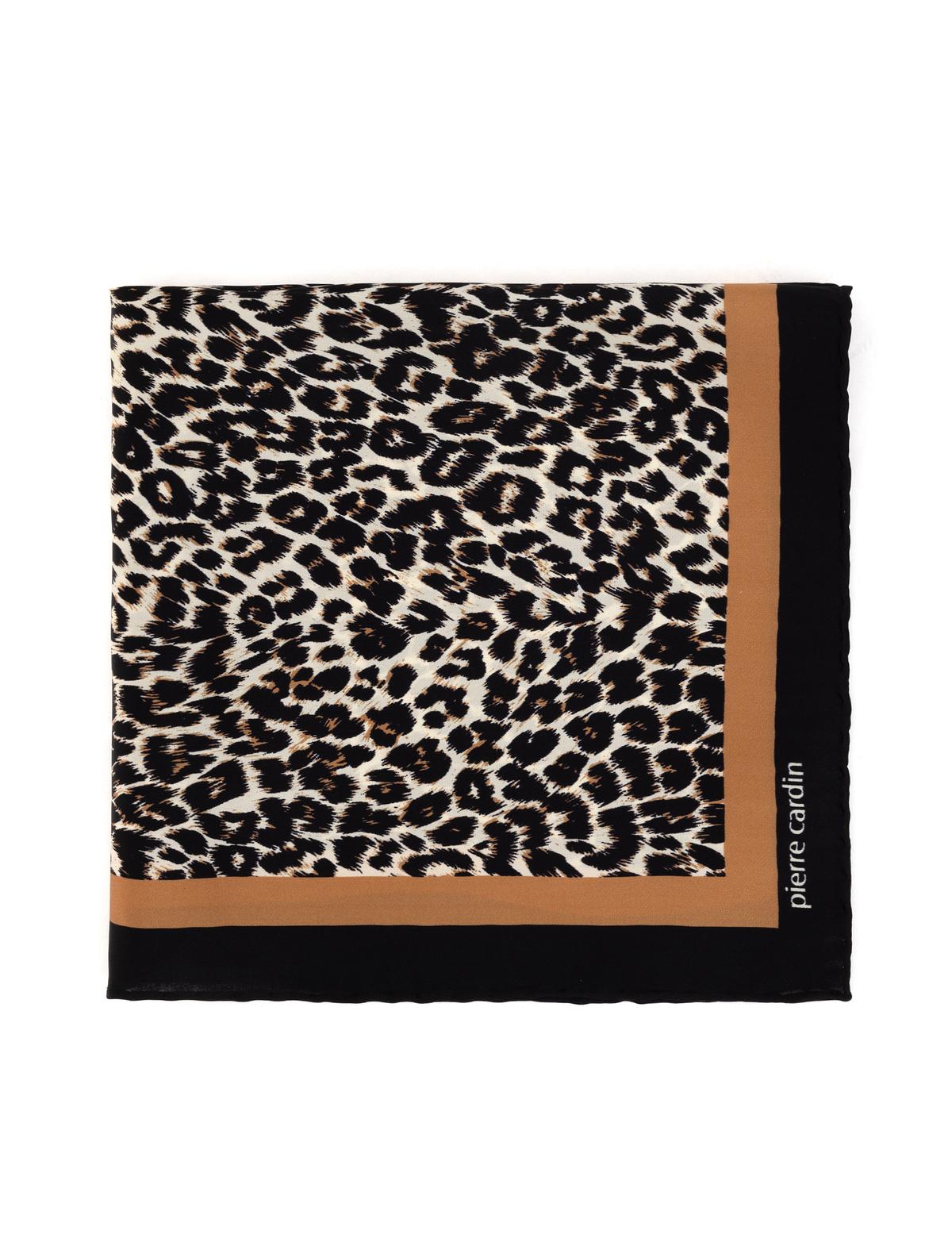 Kahverengi İpek Fular - 50312452001