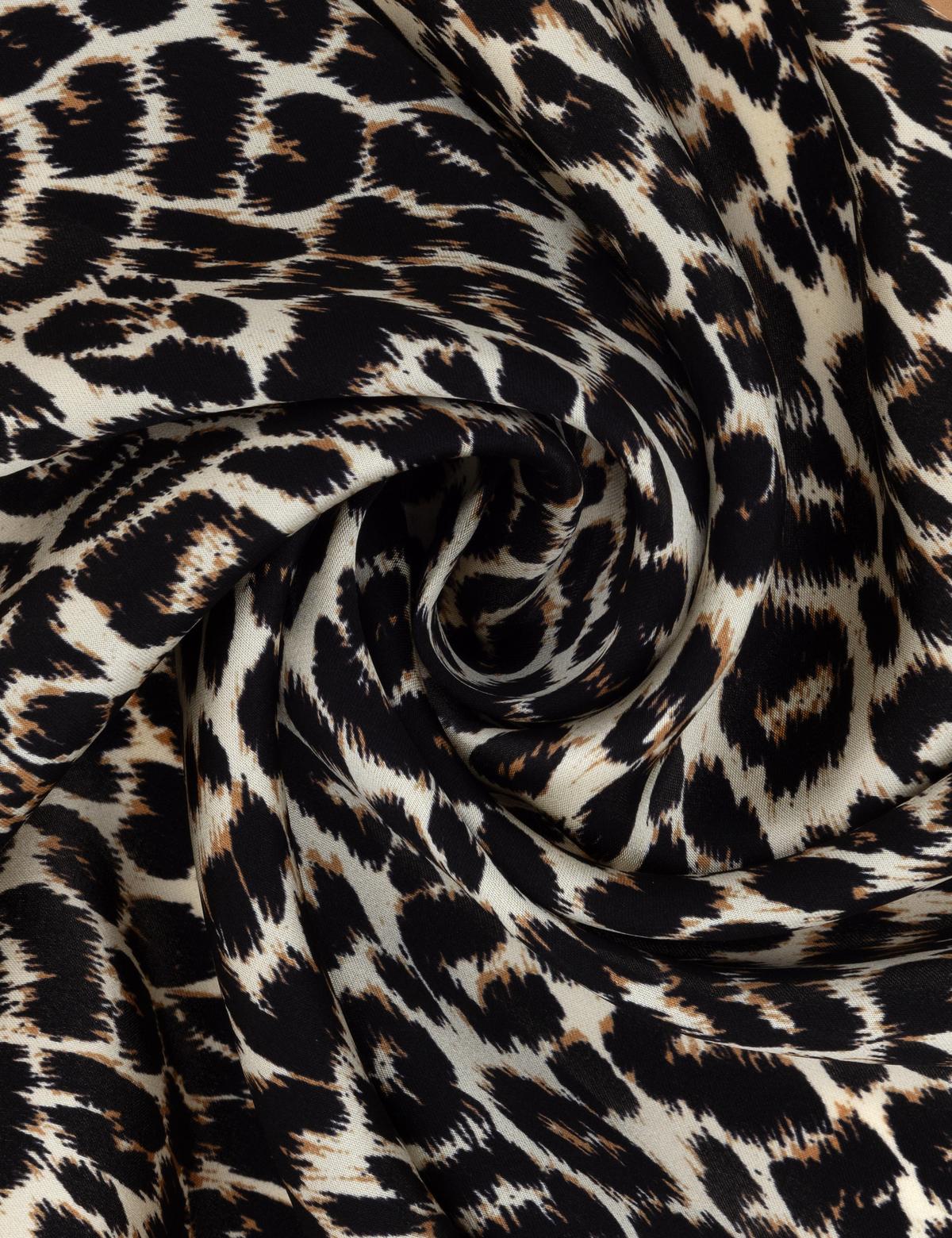 Kahverengi İpek Fular - 50312452001