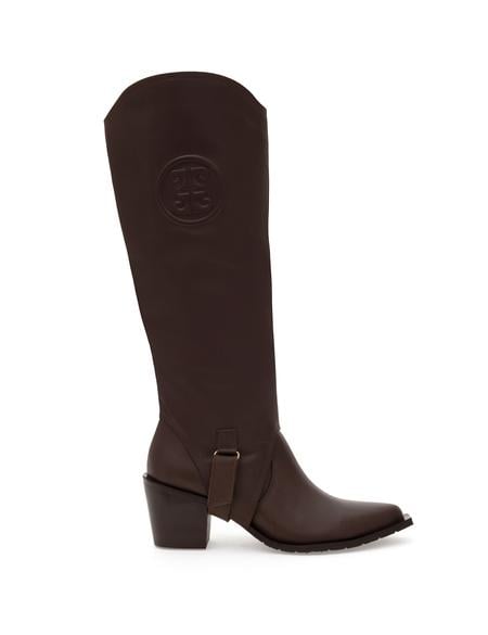 Kahverengi Topuklu Çizme - 50295557005