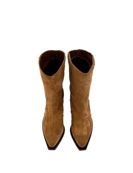 Camel Süet Çizme - 50295593017