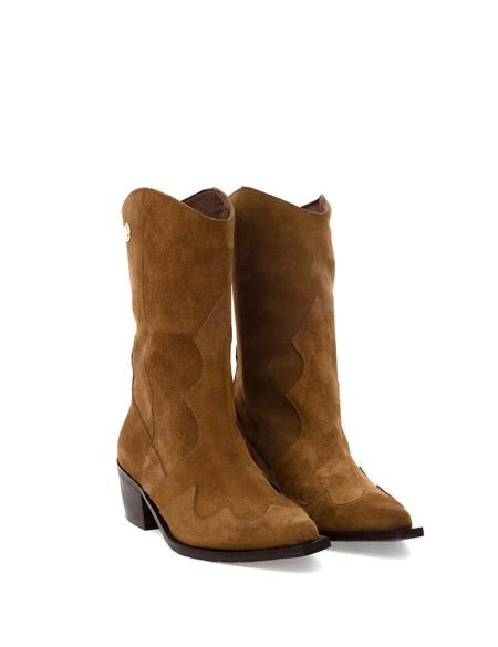 Camel Süet Çizme - 50295593017