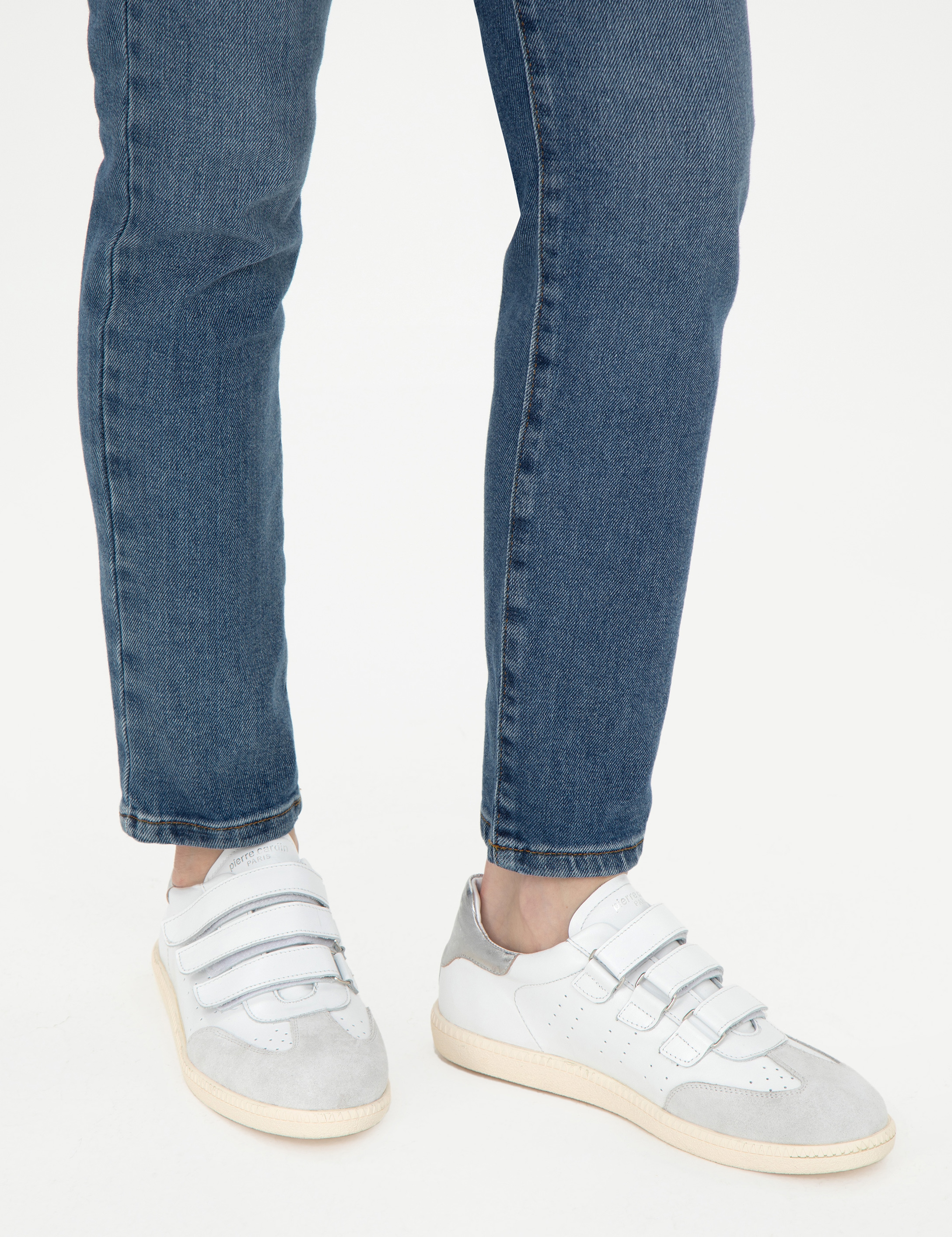 Beyaz Deri Sneaker - Image 7